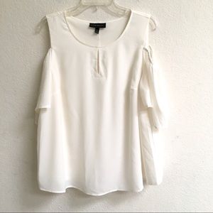 Lane Bryant cold shoulder flowy blouse 14